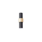 Knurled Black & Gold T-Bar Handle Collection | Brass Cabinet Handles