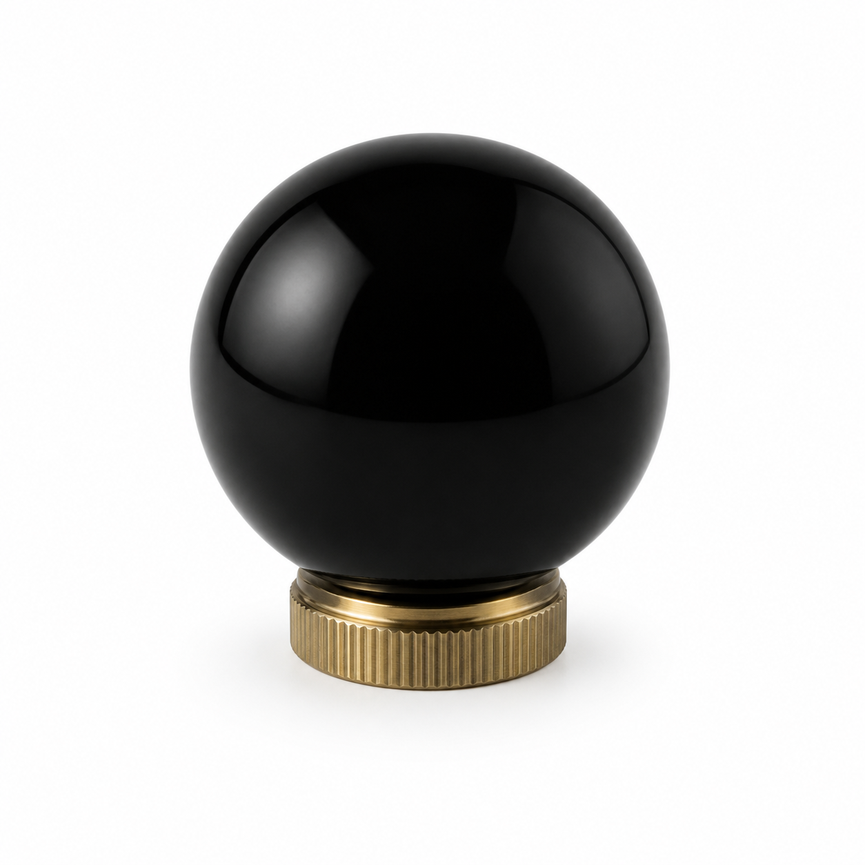 Gemstone Bead & Brass Cabinet Knob | Designer Cabinet Knob