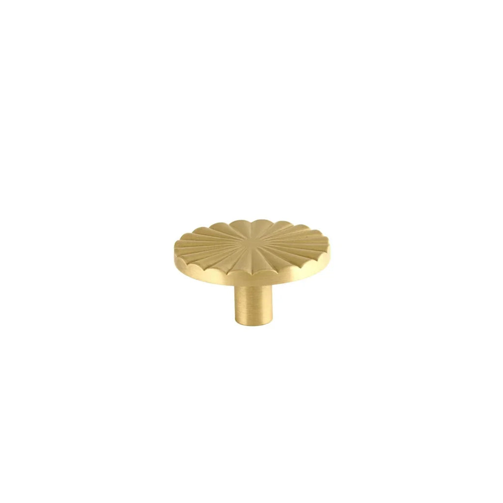 Cherry Blossom Solid Brass Cabinet Knob | Brass Essence