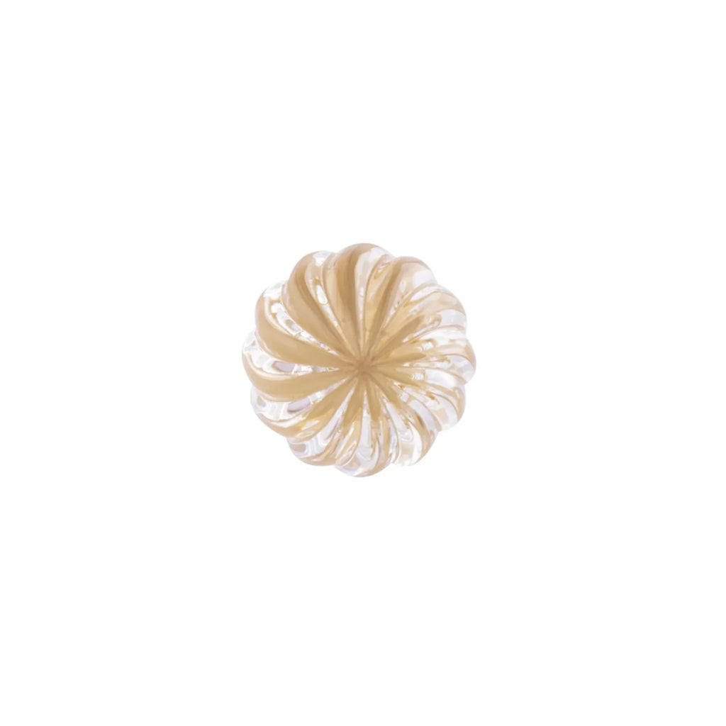 Fluted Crystal Cabinet Knob | Luxury Crystal Drawer Pull Knob