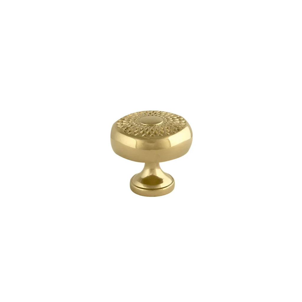 Mahi Amerock Brass Cabinet Knob | Solid Brass | Brass Essence