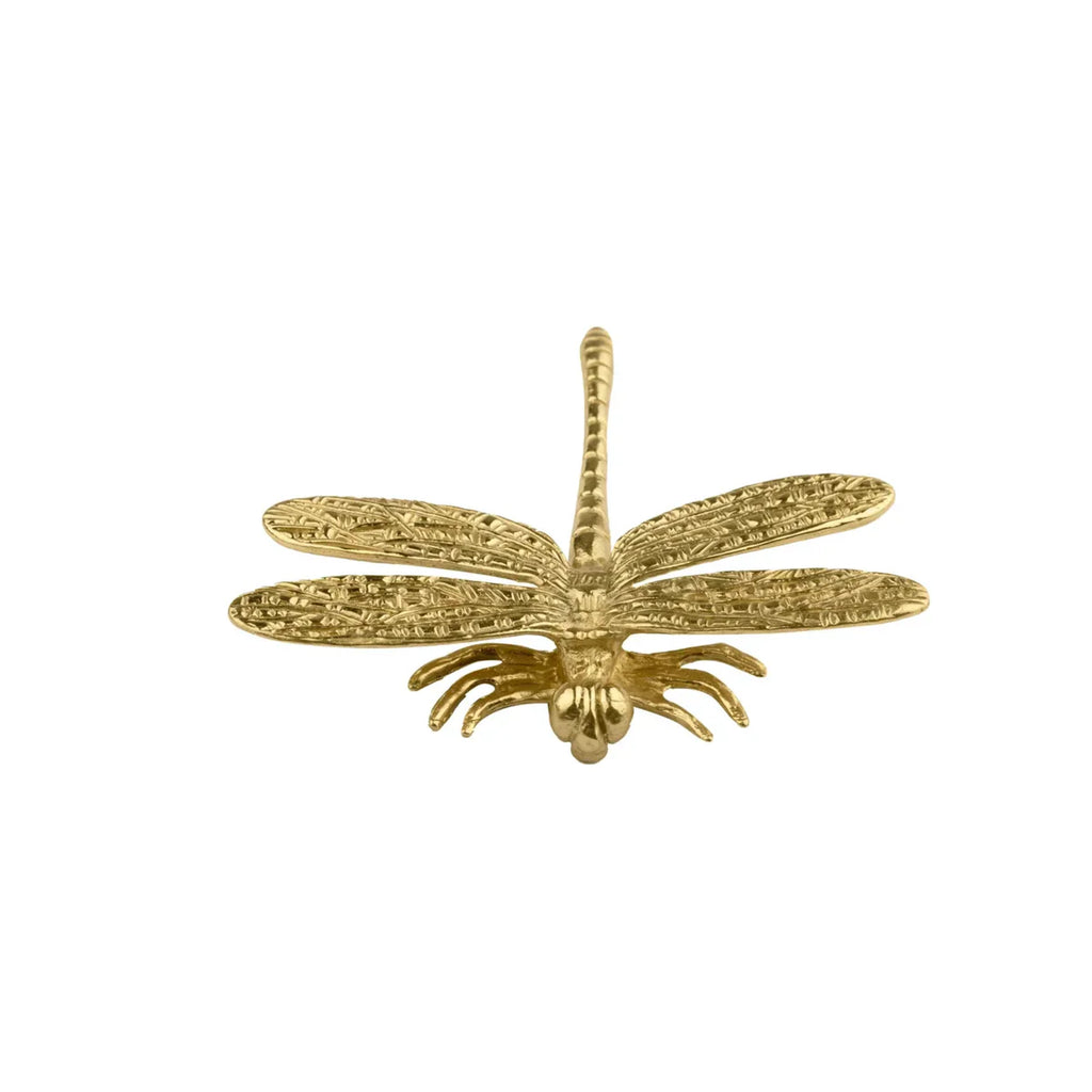 Dragonfly Solid Brass Cabinet Pull | Brass Essence India