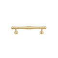 Nishilia tapered brass cabinet handle from Brass Essence collection, showcasing a sleek, polished brass finish and tapered design for furniture.