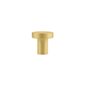 Brass Essence Regal Solid Brass Knob B-0004 with minimal luxury design, featuring a polished brass finish and sleek round shape.
