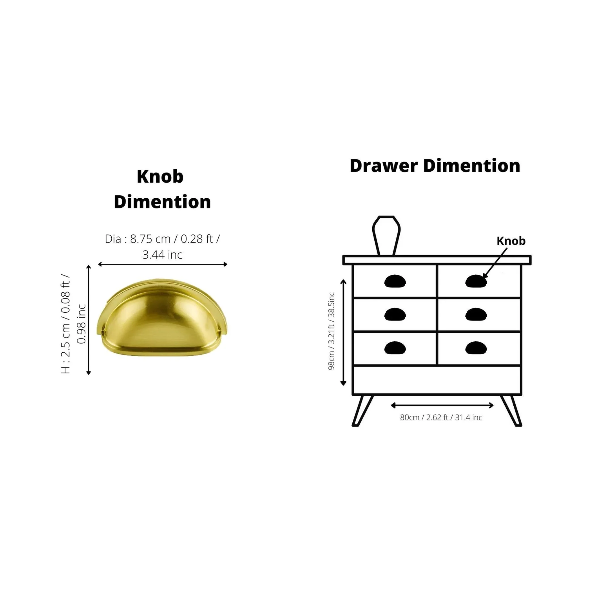 Brass Essence Classic Brushed Zinc Alloy Cup Pull handle showing smooth brushed finish and rounded shape for cabinet drawers.