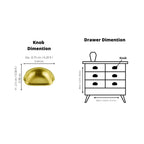 Brass Essence Classic Brushed Zinc Alloy Cup Pull handle showing smooth brushed finish and rounded shape for cabinet drawers.