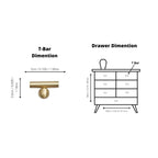 Goblet Solid Brass Cabinet Handles | Modular Kitchen Handles