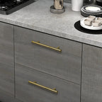 Euro Bar Solid Brass Cabinet Handles – product view – Brass Essence