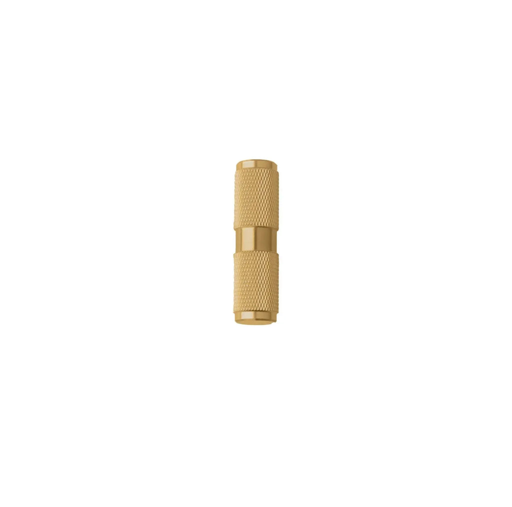 Yashvite Knurled Brass Collection | Solid Brass Cabinet Handles