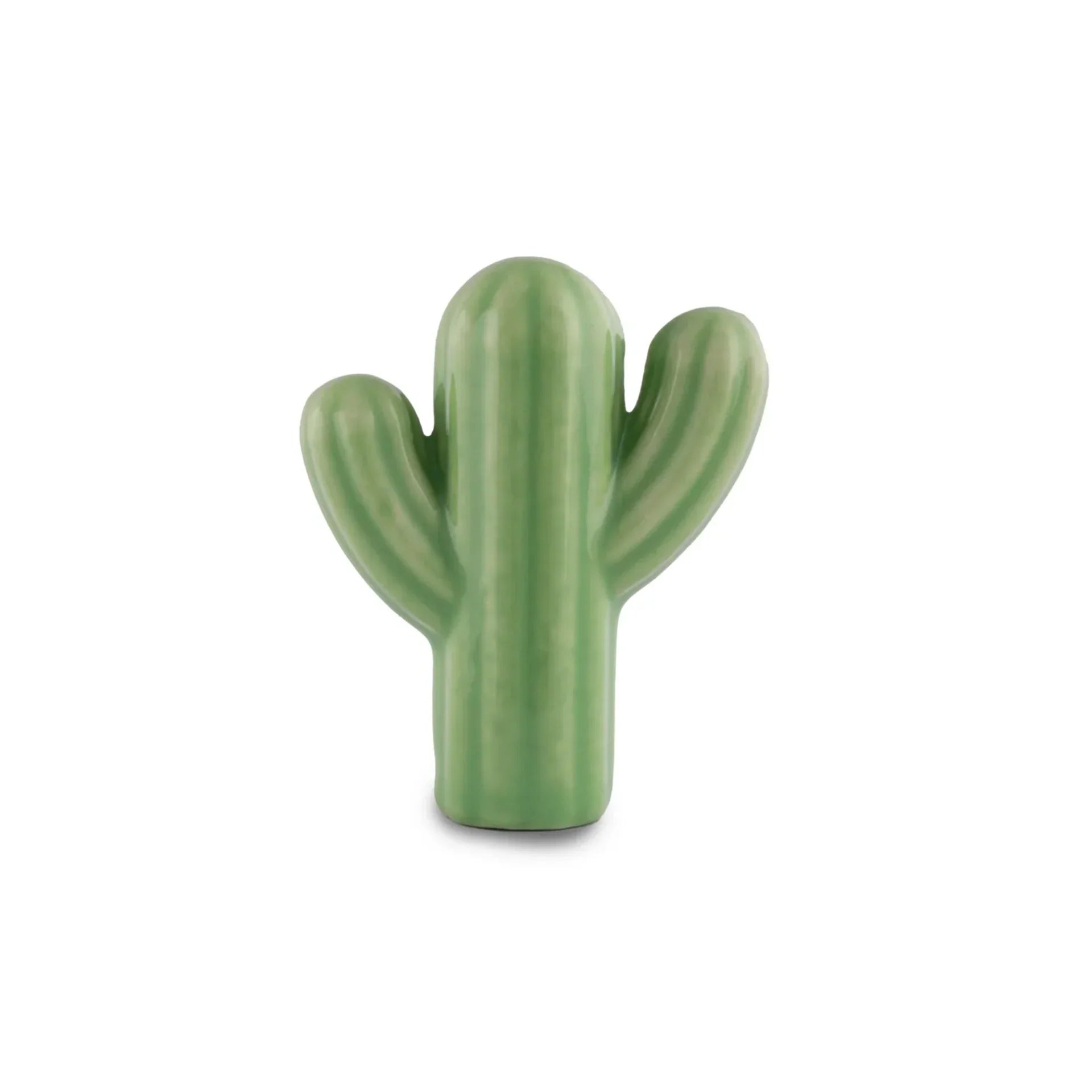 Ceramic Cactus Kids Cabinet Knob | Brass Essence