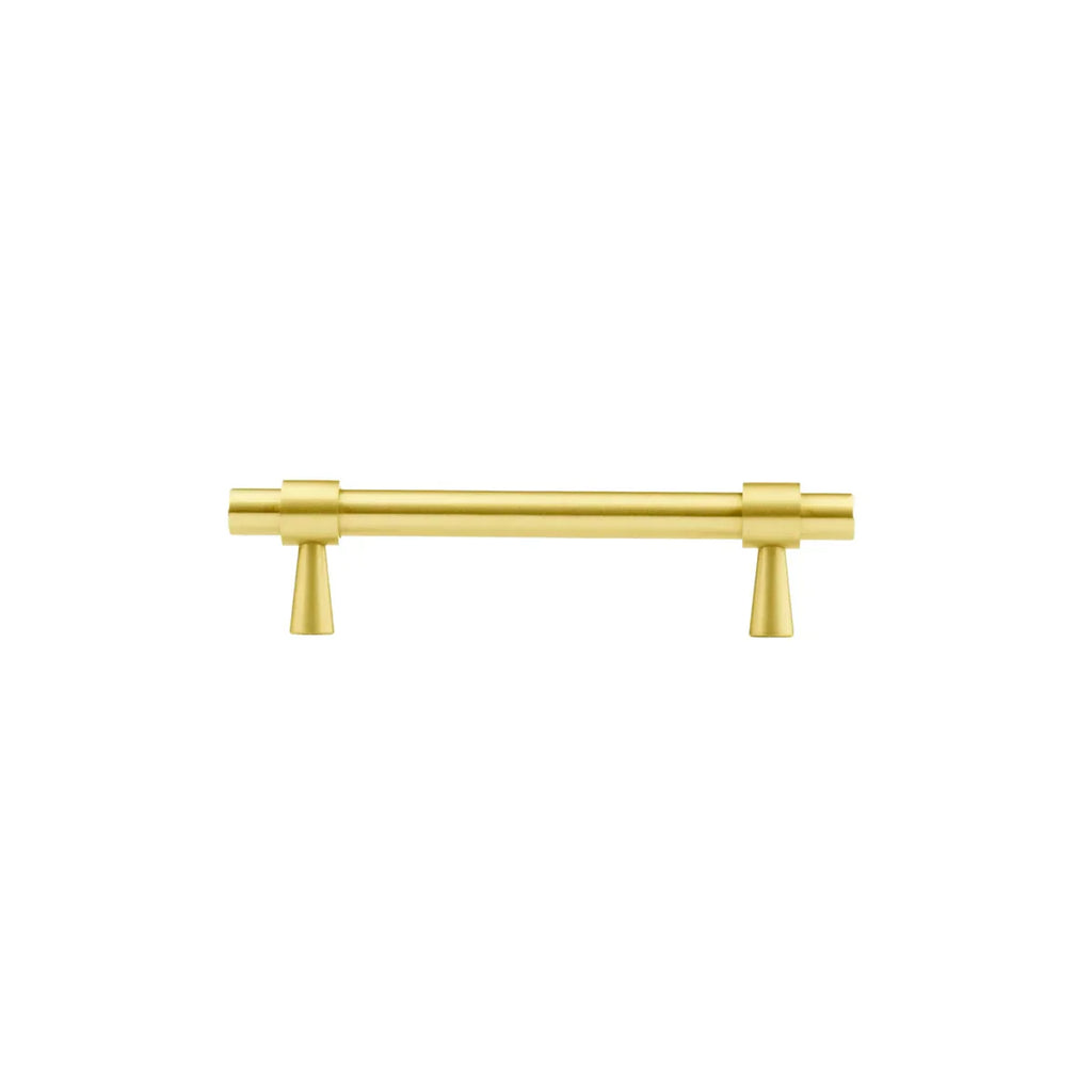 Naveena Signature Solid Brass Cabinet Handles – product view – Brass Essence