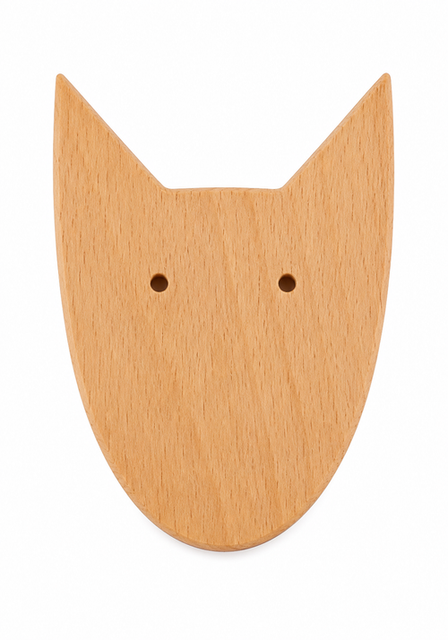 Dog Wood Knob | Premium Wooden Cabinet Knob India