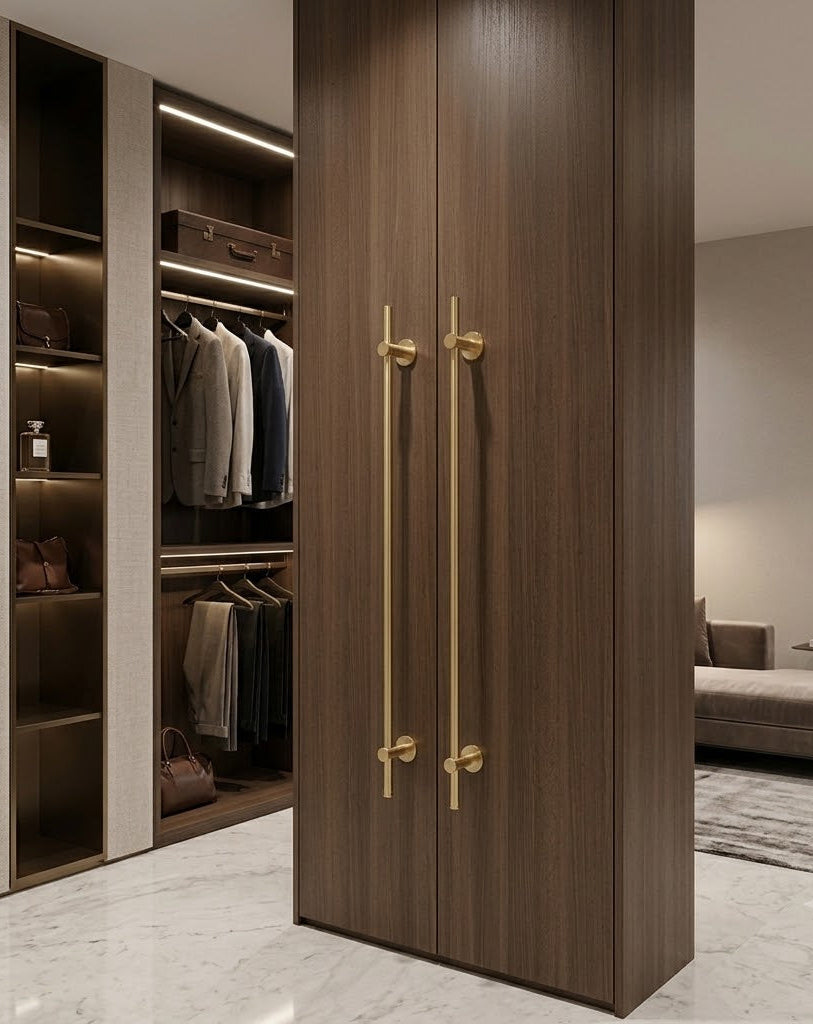 Adjustable Solid Brass Bar Handles | Premium Cabinet Handles