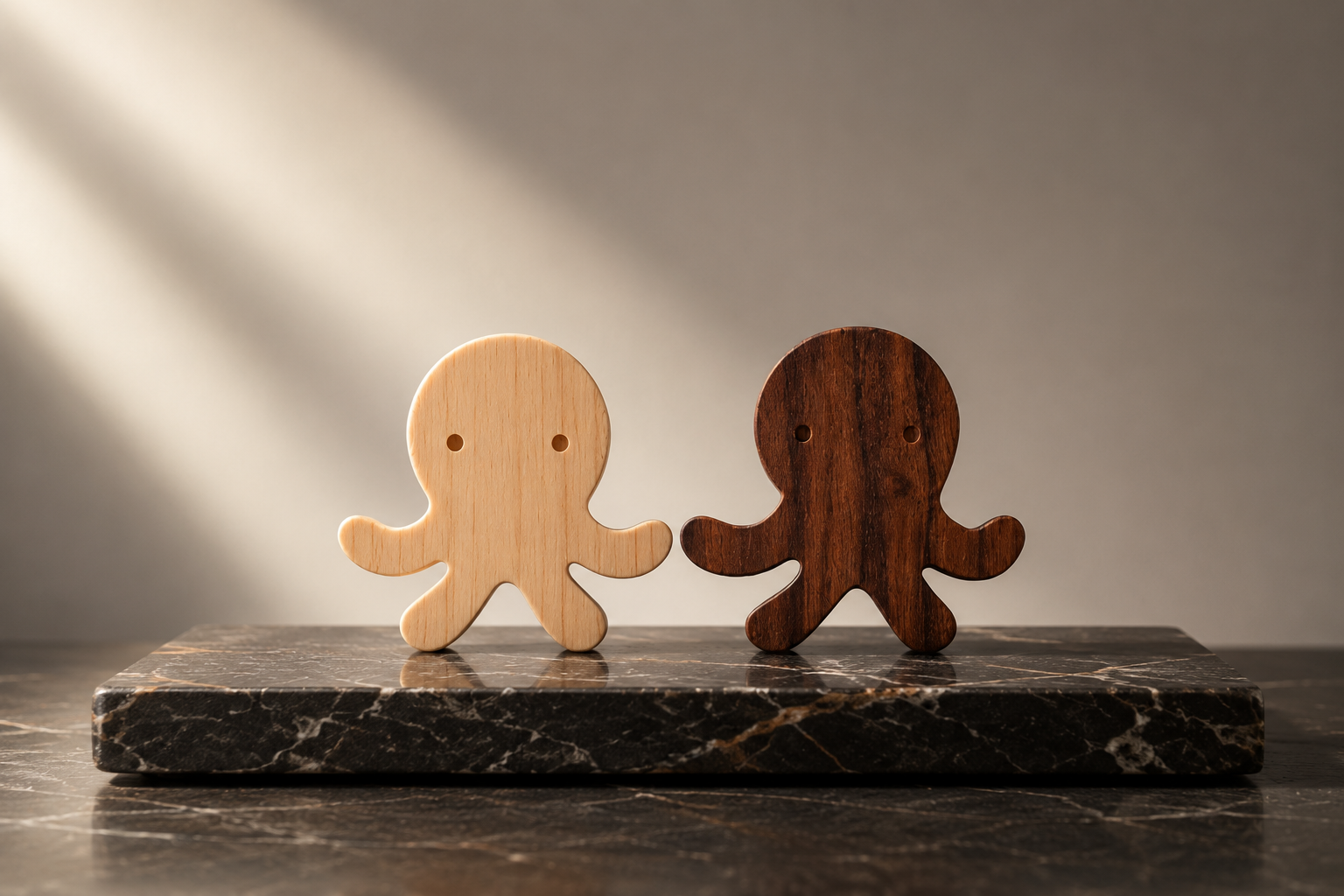 Octopus Wood Knob | Premium Wooden Cabinet Knob India