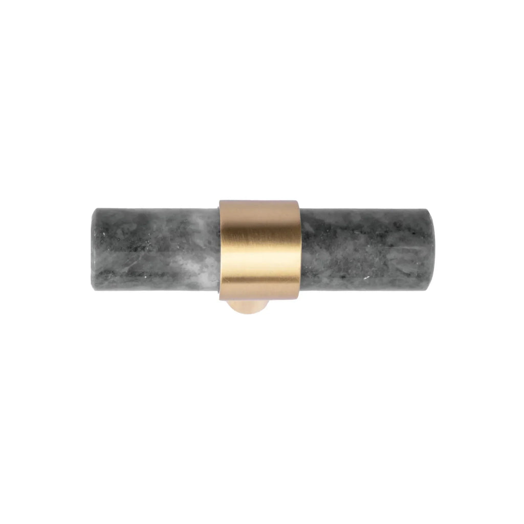 Karish Marble & Brass Cabinet Handles | Luxury Marble Handles India