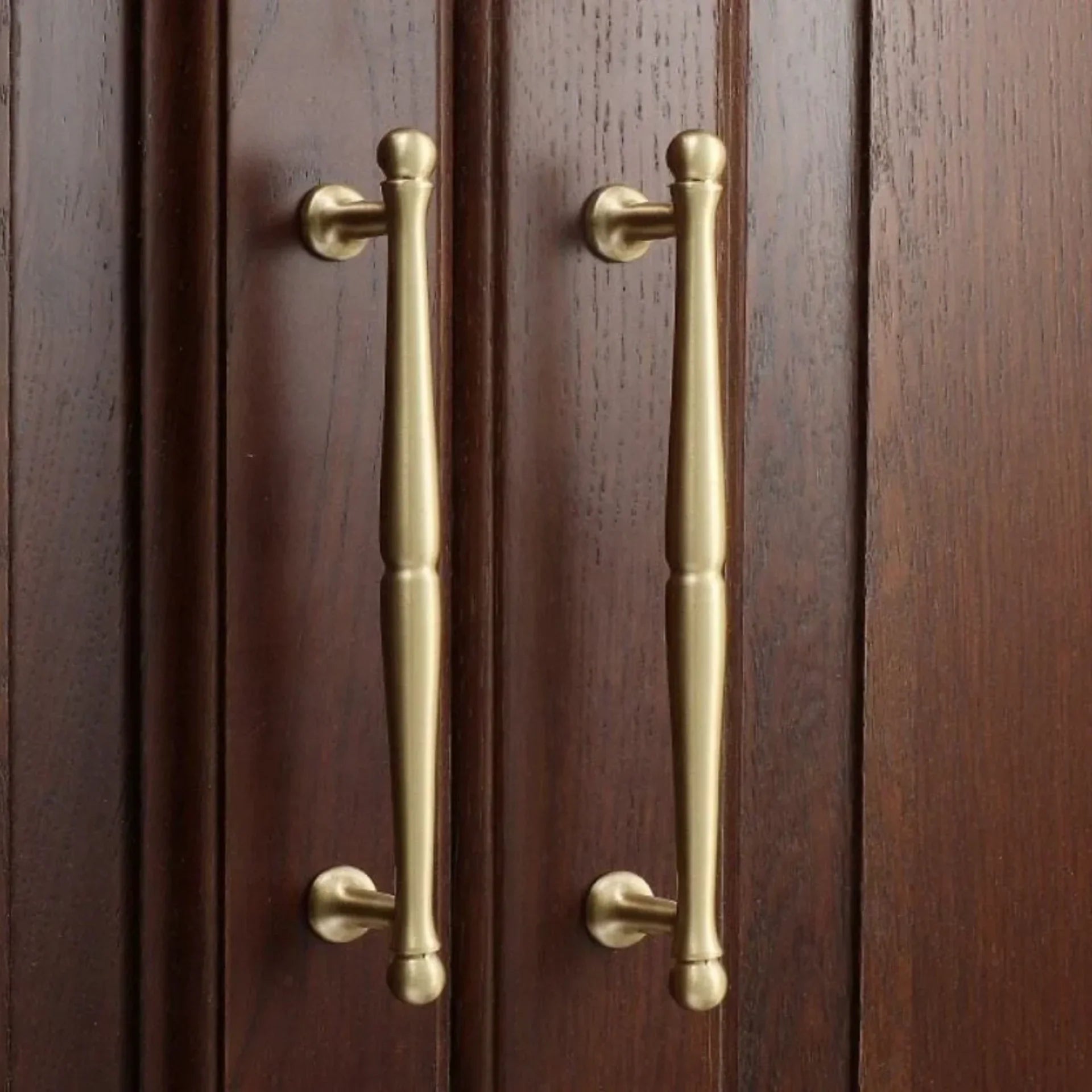 Nishilia Heritage Brass Collection | Solid Brass Cabinet & Wardrobe Handles
