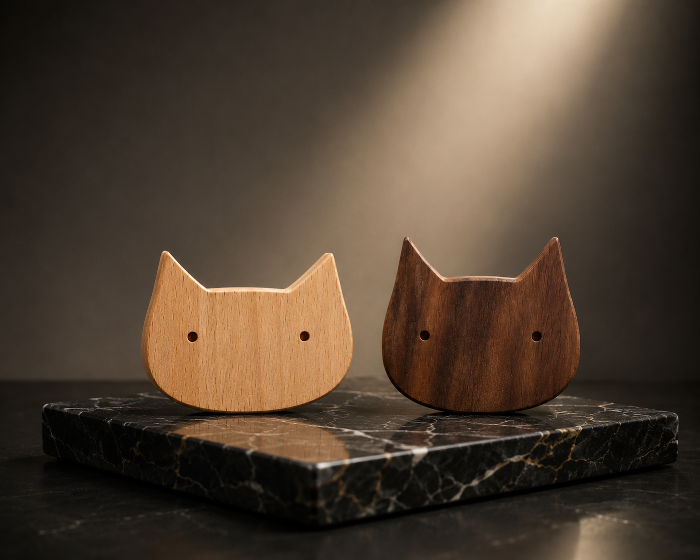 Cat Wood Knob | Kids Wooden Cabinet Knob India
