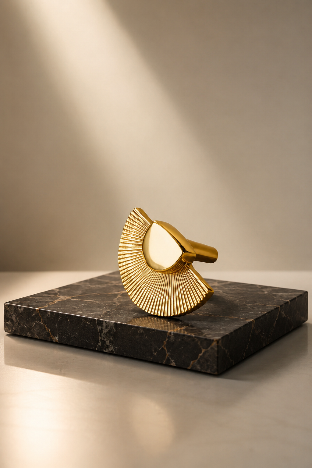 Scallop Royale Brass Collection | Solid Brass Cabinet & Wardrobe Handles