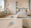Soft-Touch Silicone Kids Cabinet Knob | Kids Furniture Knobs