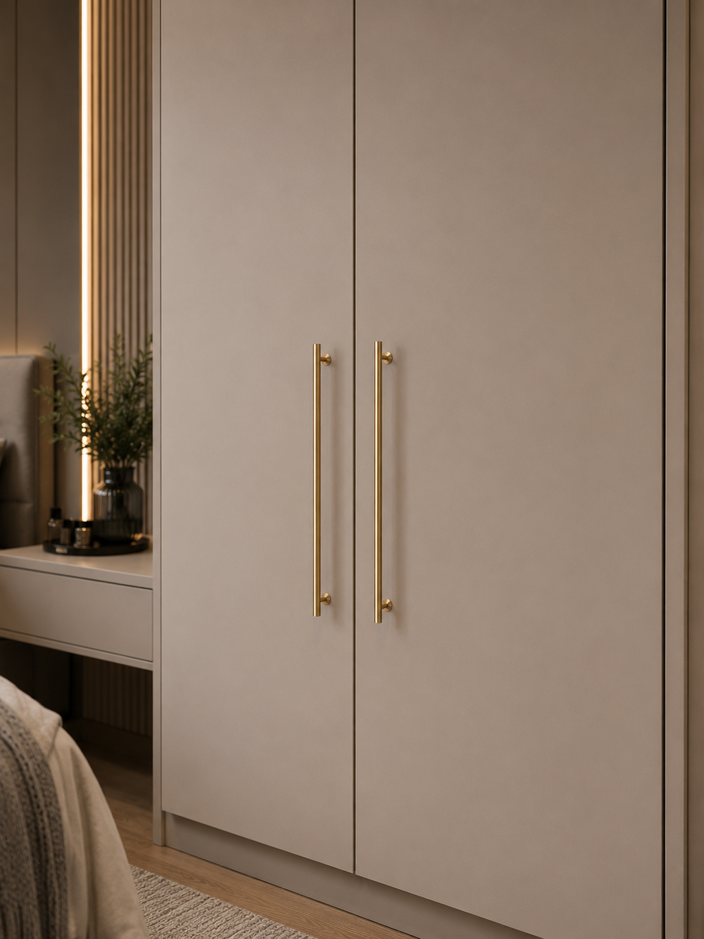 Goblet Solid Brass Cabinet Handles | Modular Kitchen Handles
