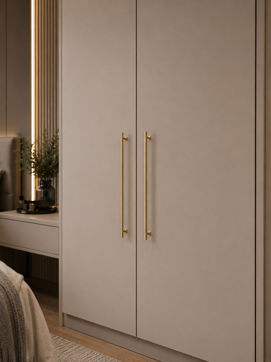 Goblet Solid Brass Cabinet Handles | Modular Kitchen Handles