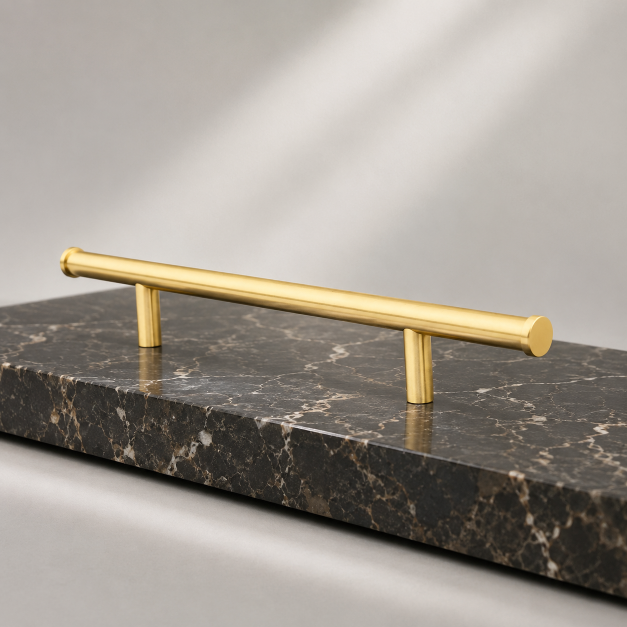 Euro Bar Solid Brass Cabinet Handles | Luxury Kitchen Handles