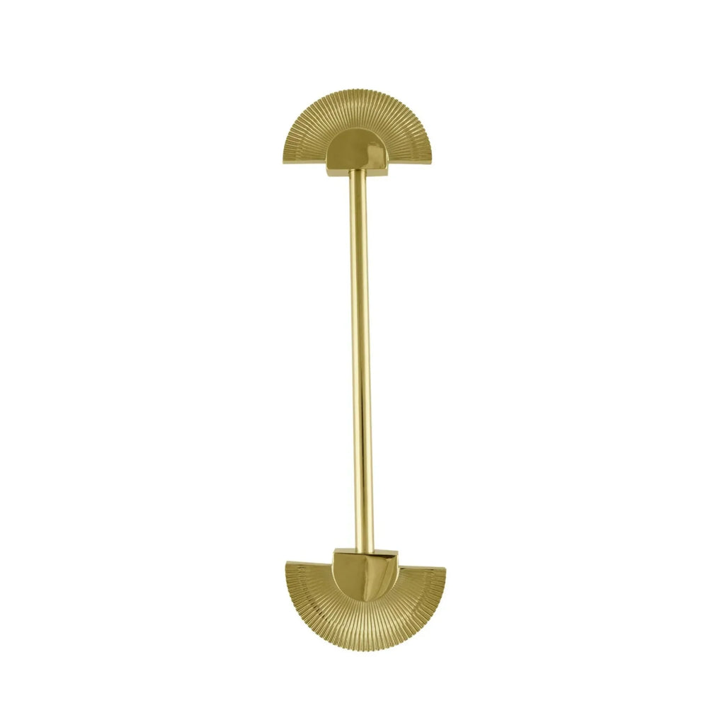 Scallop Royale Brass Collection | Solid Brass Cabinet & Wardrobe Handles