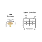 Hammered Sunburst Brass Cabinet Knob – product view – Brass Essence