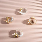 Classic Crystal Cabinet Knob | Luxury Crystal Brass Cabinet Knob