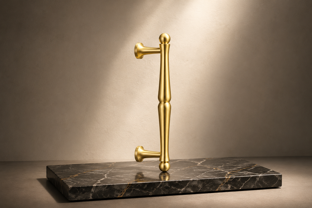 Nishilia Heritage Brass Collection | Solid Brass Cabinet & Wardrobe Handles