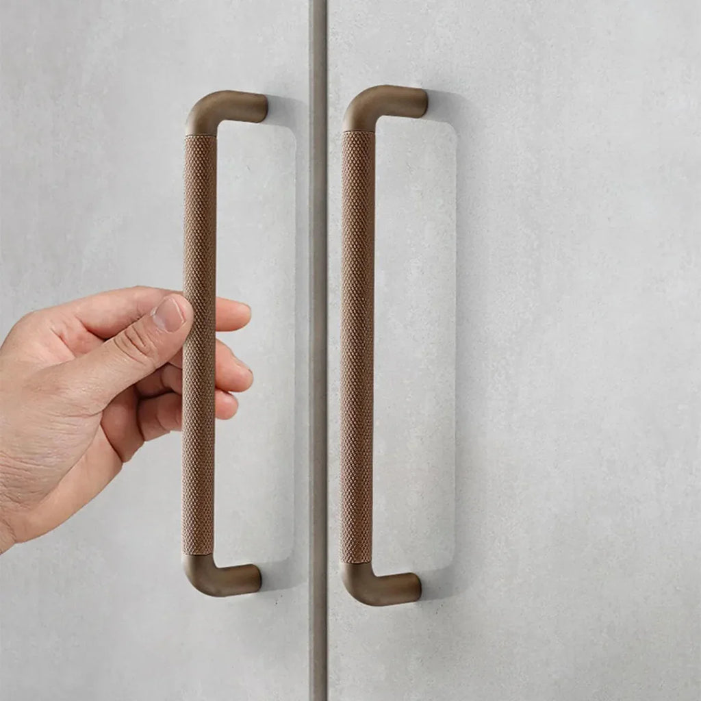 Textured Bar & Knob Handle Set – Modern Industrial Design 4