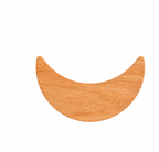 Crescent Moon Wooden Knob for Wardrobes & Drawers