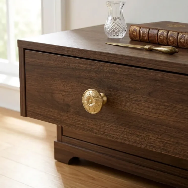 Sovereign Cabinet & Drawer Knob | Brass Essence