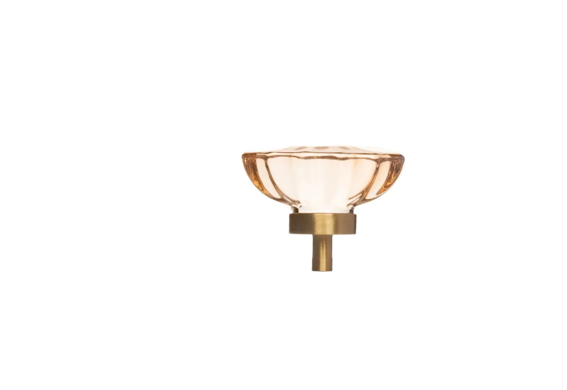 Diamond Faceted Crystal Cabinet Knob | Luxury Crystal Knob