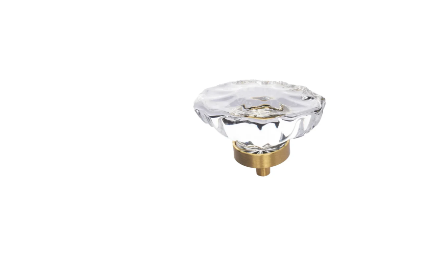 Diamond Faceted Crystal Cabinet Knob | Luxury Crystal Knob