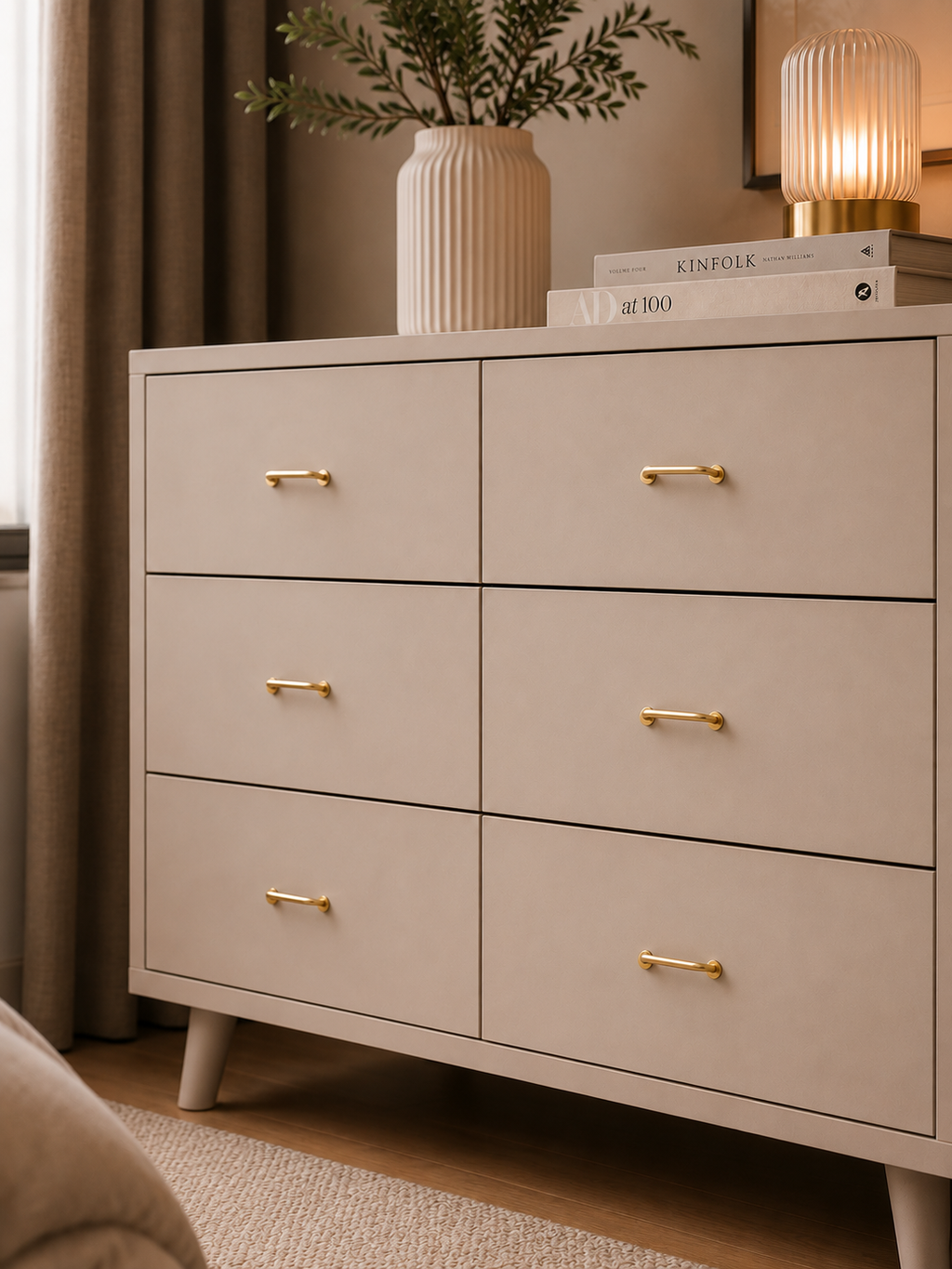 Arcora Curved Brass Collection | Solid Brass Cabinet Handles