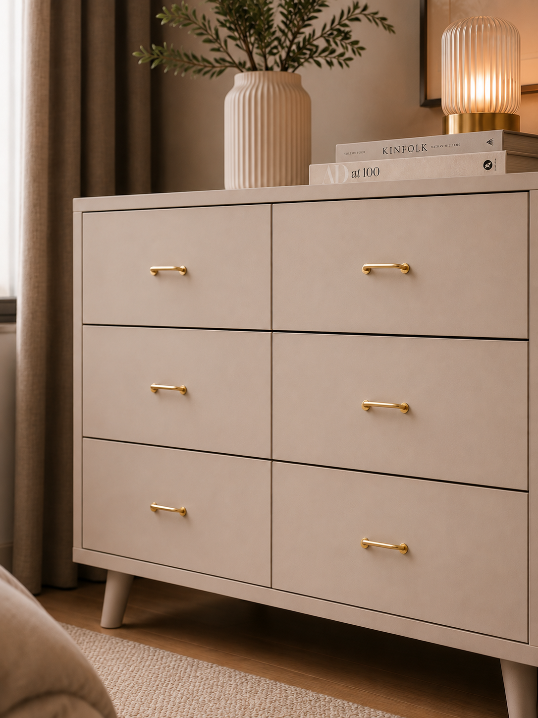 Arcora Curved Brass Collection | Solid Brass Cabinet Handles