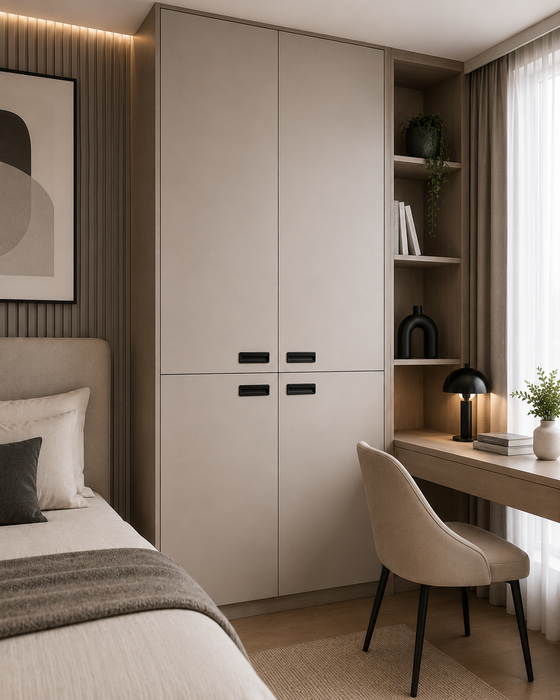 Recessed Matte Zinc Cabinet Handle Collection 5