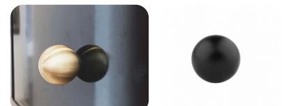 Round Solid Brass Cabinet Knob B-0001 by Brass Essence
