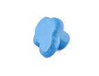 White and blue cloud-shaped ceramic kids cabinet knobs CR-0003 by Brass Essence