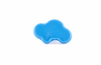 Cloud Ceramic Kids Cabinet Knob – White & Blue | Brass Essence