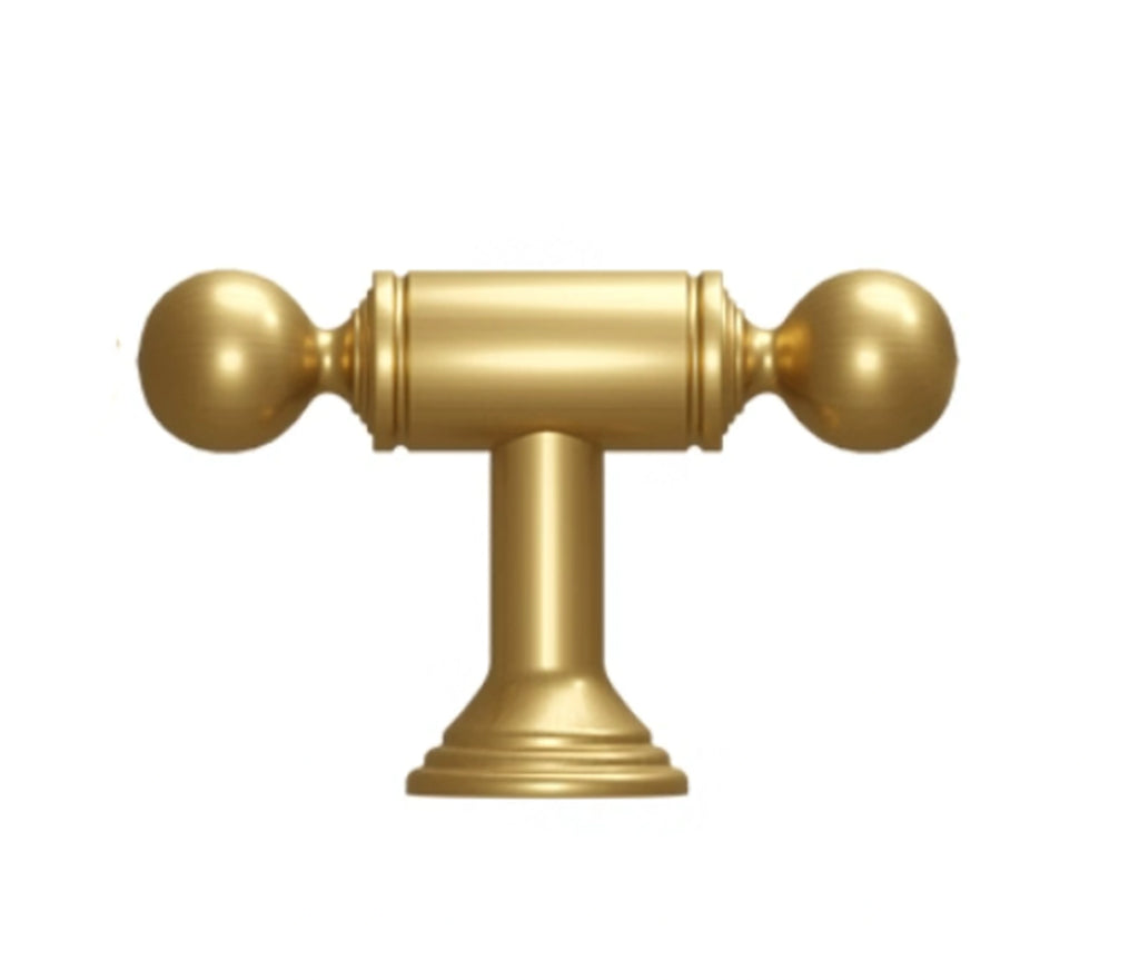 Windsor Classic Ball End Cabinet Handle | Brass Essence