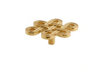 Entwine Decorative Knot Cabinet Knob | Brass Essence