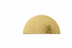 Hammered Brass Half-Circle Pulls, half circle front – Brass Essence