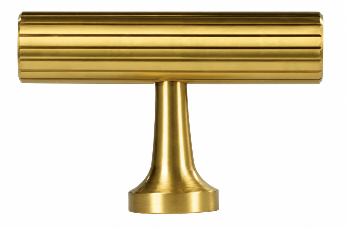 linear t bar close up – Brass Essence