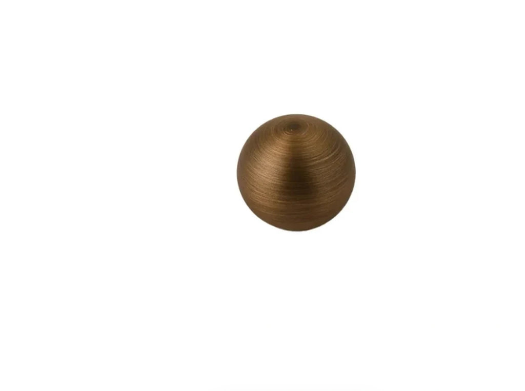 Round Ball Cabinet Knob Gold, Black & Bronze | Brass Essence