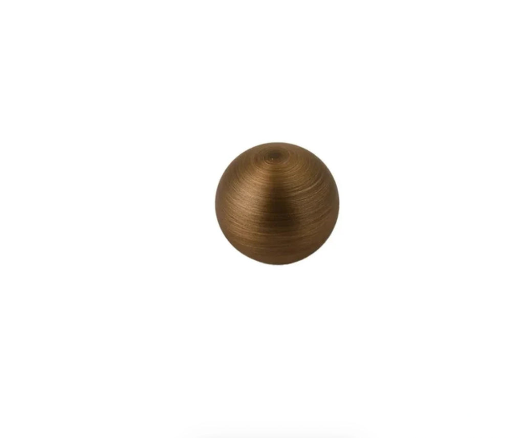 Round Ball Cabinet Knob Gold, Black & Bronze | Brass Essence