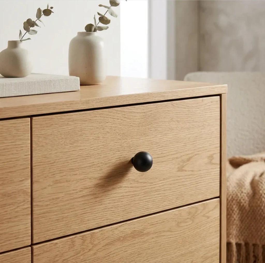 Round Ball Cabinet Knob Gold, Black & Bronze | Brass Essence