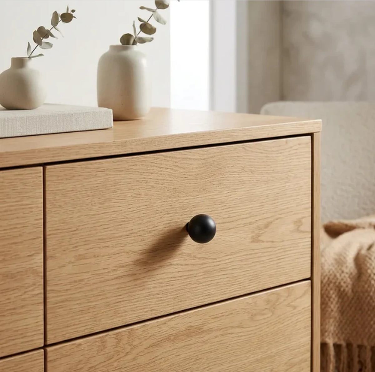 Round Ball Cabinet Knob Gold, Black & Bronze | Brass Essence