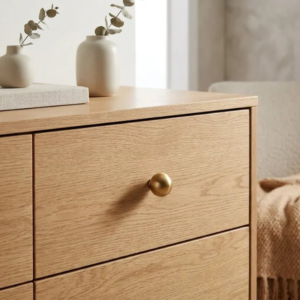 Round Ball Cabinet Knob Gold, Black & Bronze | Brass Essence